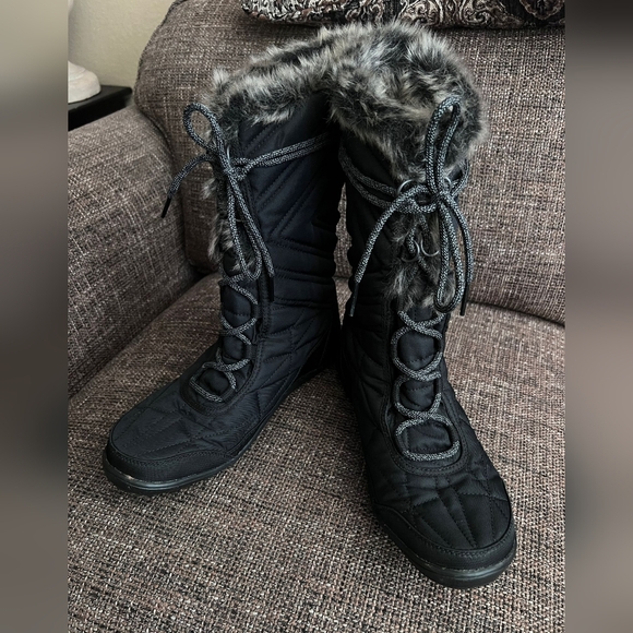 Women's Columbia Minx Mid III Waterproof Black Winter Snow Boot,  Size 10.5 - Picture 2 of 8